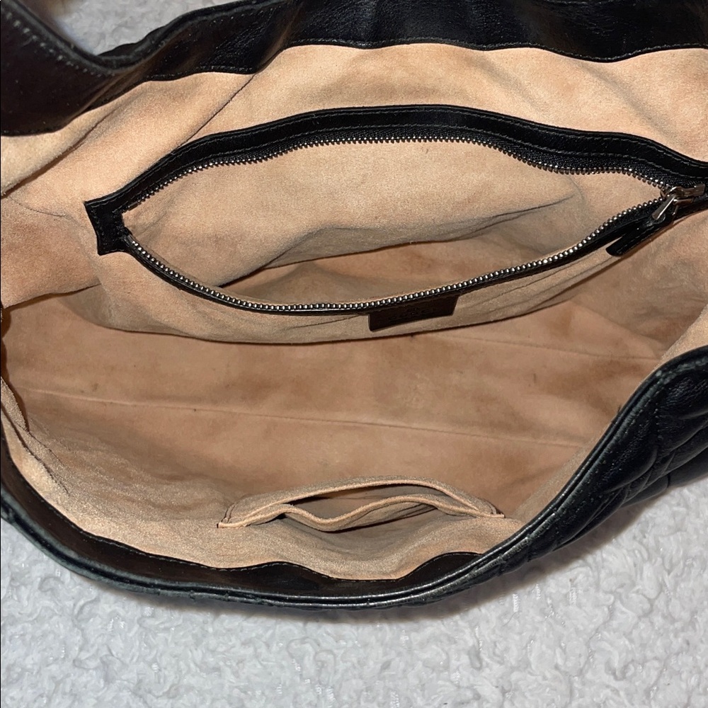 Gucci Dionysus Quilted Matelasse Leather Medium Hobo Shoulder Bag Black 446687 - Picture 14 of 17